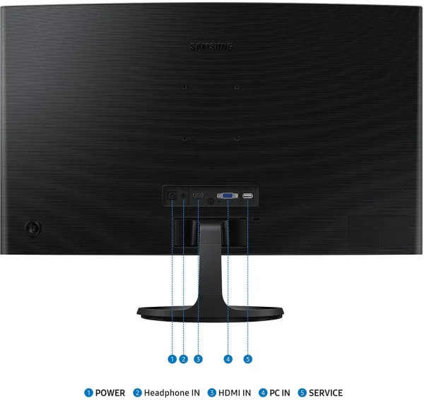 Écran 27" incurvé Gaming Full HD Samsung Essential S3 S36GD (LS27D360GAUXEN)