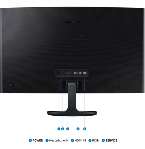 Écran 27" incurvé Gaming Full HD Samsung Essential S3 S36GD (LS27D360GAUXEN)