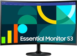Écran 27" incurvé Gaming Full HD Samsung Essential S3 S36GD (LS27D360GAUXEN)