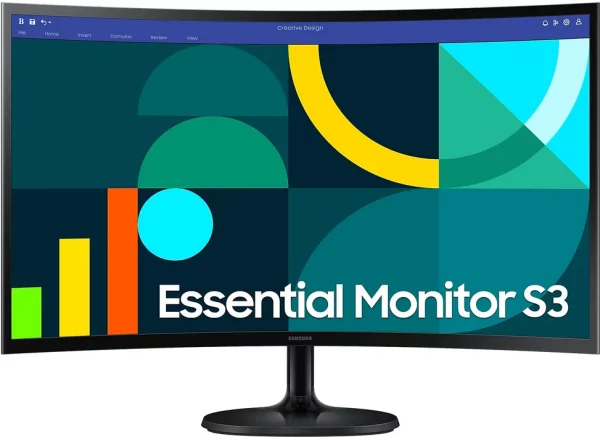 Écran 27" incurvé Gaming Full HD Samsung Essential S3 S36GD (LS27D360GAUXEN)