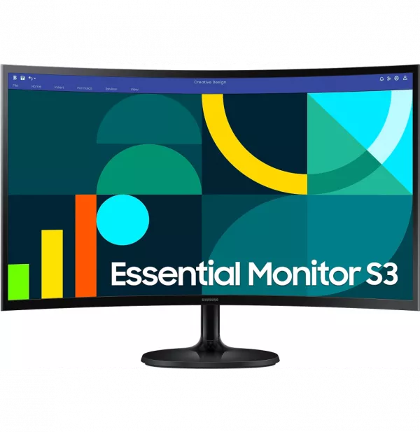 Écran 27" incurvé Gaming Full HD Samsung Essential S3 S36GD (LS27D360GAUXEN)