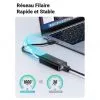 HUB USB 3.0 Ugreen 4 en 1 RJ45 Port (20265)