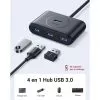 HUB USB 3.0 Ugreen 4 en 1 - 1M (20291)