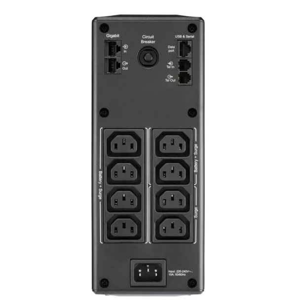 APC BR1300MI alimentation d'énergie non interruptible Interactivité de ligne 1,3 kVA 780 W 8 sortie(s) CA (BR1300MI)