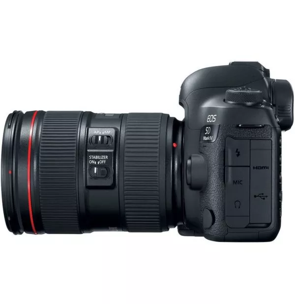 Appareil photo Reflex Canon EOS 5D Mark IV + EF 24-105mm F4 IS USM L (1483C028AA)