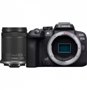 Appareil photo hybride Canon EOS R10 + Objectif RF-S 18-150 mm IS STM (5331C017)