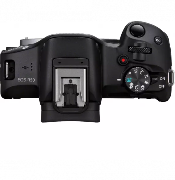 Appareil photo hybride Canon EOS R50 + objectif RF-S 18-45mm F4.5-6.3 IS STM - Kit pour vlogueur (5811C035AA)