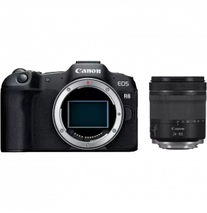 Appareil photo hybride Canon EOS R8 + Objectif RF24-105 F4-7.1 IS STM (5803C095)