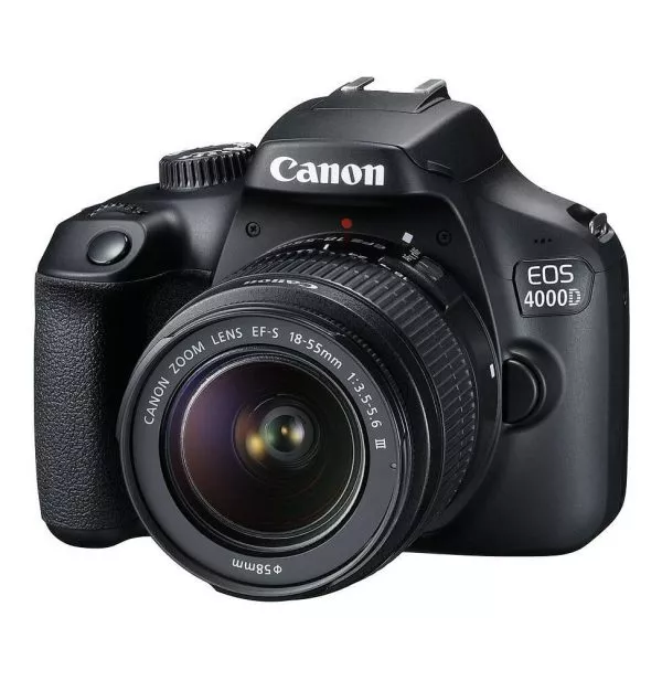 Appareil Photo Reflex Canon EOS 4000D + Objectif EF-S 18-55mm III (3011C003AA)