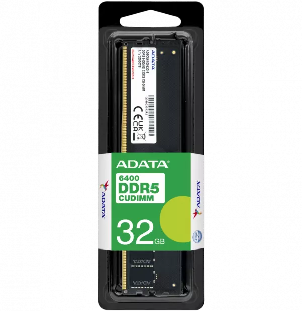 Barrette mémoire ADATA CU-DIMM 32GB DDR5-6400 MHz - PC bureau (AD5CU640032G-S)