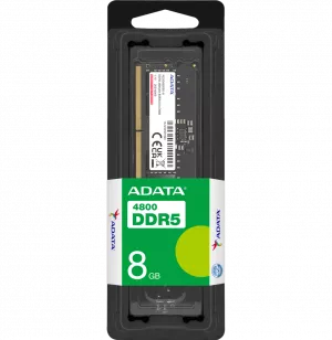 Barrette mémoire ADATA SO-DIMM 8GB DDR5-4800 MHz - PC Portable (AD5S48008G-S)
