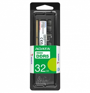 Barrette mémoire ADATA U-DIMM 32GB DDR5-5600 MHz - PC bureau (AD5U560032G-S)