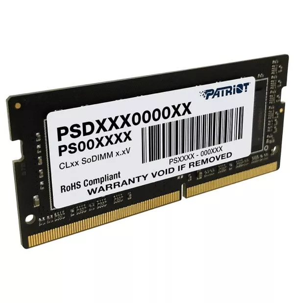 Barrette mémoire Patriot Signature 16GB SO-DIMM DDR4 3200 MHz CL22 - Pc Portable (PSD416G32002S)