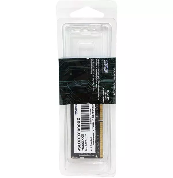 Barrette mémoire Patriot Signature 8GB SO-DIMM DDR4 3200 MHz CL22 - Pc Portable (PSD48G320081S)