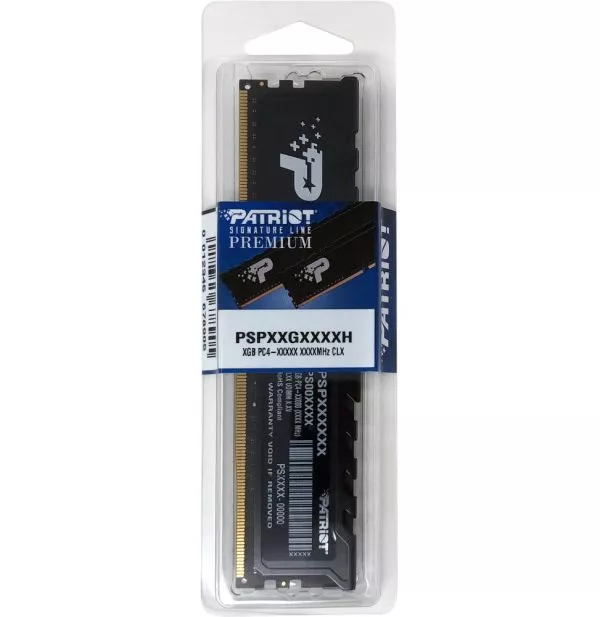 Barrette mémoire Patriot signature line 16GB U-DIMM DDR4 3200 MHz CL22 - Pc Bureau (PSP416G32002H1)