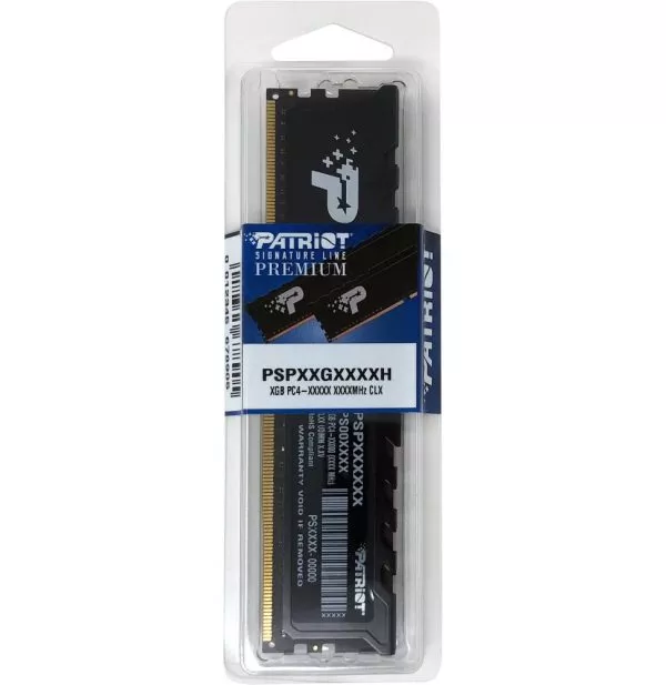Barrette mémoire Patriot Signature Premium Line 8GB U-DIMM DDR4 3200 MHz CL22 - Pc Bureau (PSP48G320081H1)