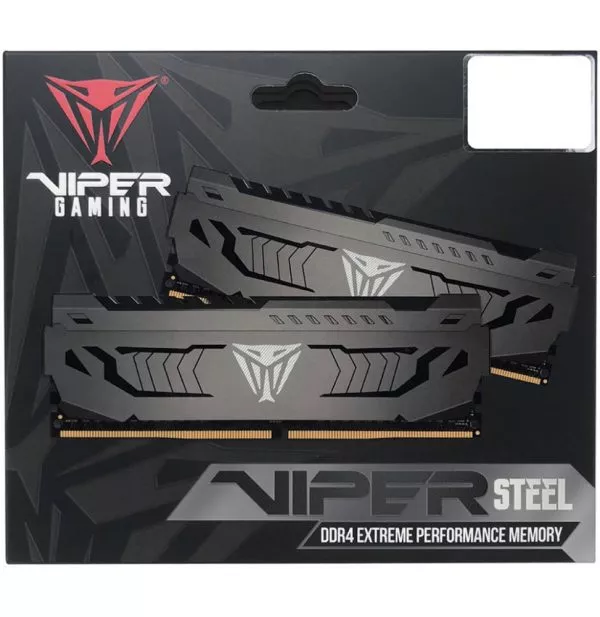 Barrette mémoire Patriot Viper Steel 8GB U-DIMM DDR4 3200 MHz CL16 - Pc Bureau (PVS48G320C6)