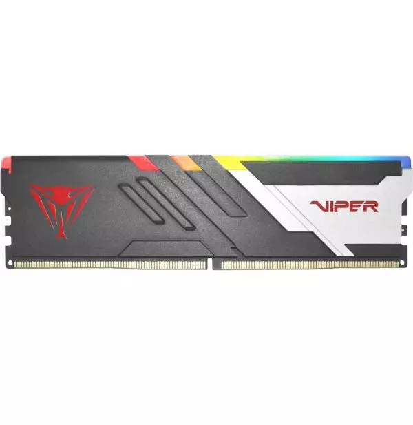 Barrette mémoire Patriot Viper Venom RGB 16GB U-DIMM DDR5 6000 MHz CL30 - Pc Bureau (PVVR516G60C30)