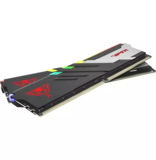 Barrette mémoire Patriot Viper Venom RGB 32GB (16GBx2) U-DIMM DDR5 6000 MHz - Pc Bureau (PVVR532G600C36K)