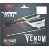 Barrette mémoire Patriot Viper Venom RGB 32GB (16GBx2) U-DIMM DDR5 6000 MHz - Pc Bureau (PVVR532G600C36K)