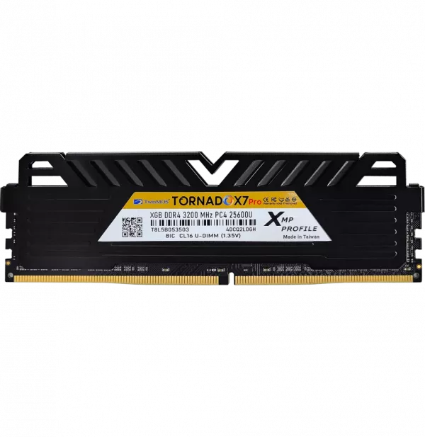 Barrette mémoire TwinMOS TornadoX7 Pro U-DIMM 16GB DDR4 3200 MHz CL16 - PC bureau (6291104608153)