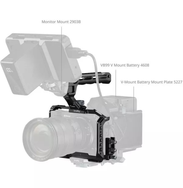 Cage pour appareil photo SmallRig avec poignée supérieure pour Nikon ZR (6941590025377)
