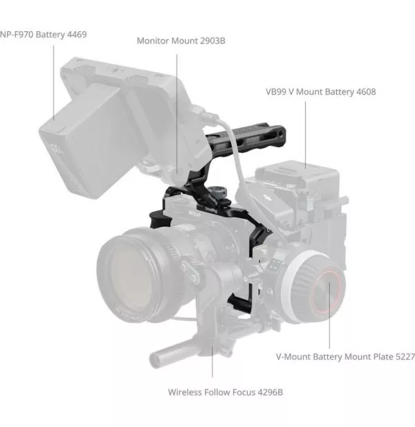 Cage pour appareil photo SmallRig avec poignée supérieure pour Nikon ZR (6941590025377)