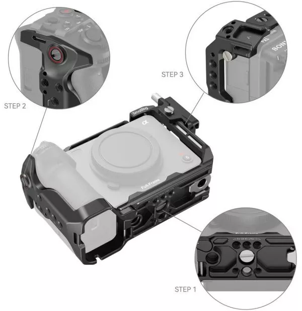 Cage pour caméra SmallRig 4183B compatible avec les modèles Sony FX30 et FX3 (6941590020990)