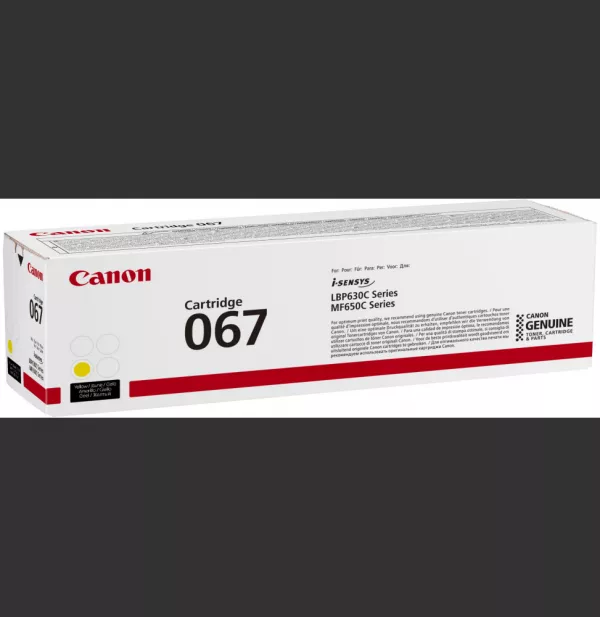Canon 067 Jaune - Toner Canon d'origine (5099C002AA)