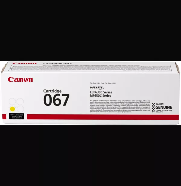 Canon 067 Jaune - Toner Canon d'origine (5099C002AA)
