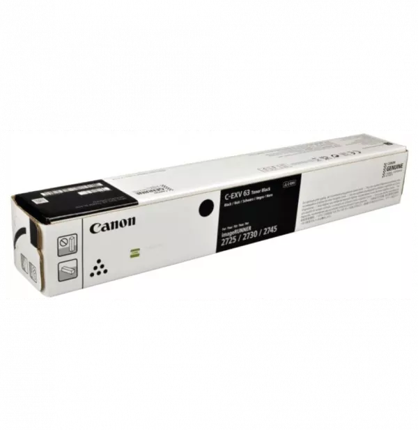 Canon C-EXV 63 Cartouche de toner 1 pièce(s) Original Noir (5142C002AA)