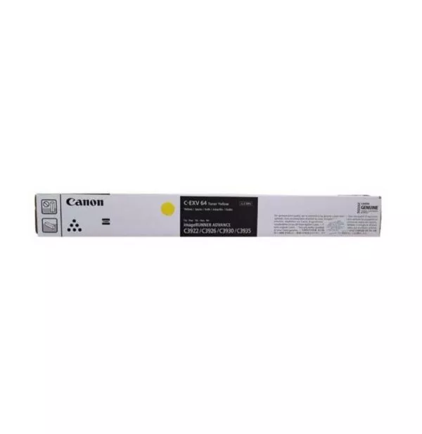 Canon C-EXV 64 Cartouche de toner 1 pièce(s) Original Jaune (5756C002)