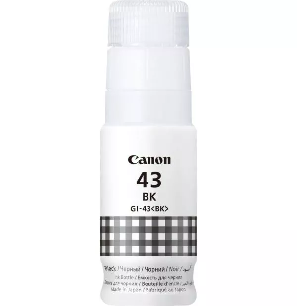Canon GI-43BK Noir - Bouteille d'encre Canon d'origine (4698C001AA)