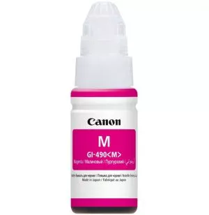 Canon GI-490 M Magenta - Bouteille d'encre Canon d'origine (0665C001AC)