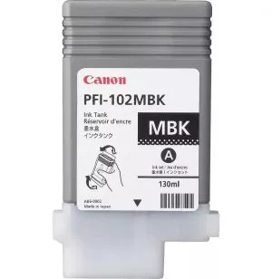 Canon PFI-102 Noir Mat - Cartouche d'encre Canon d'origine (0894B001AA)