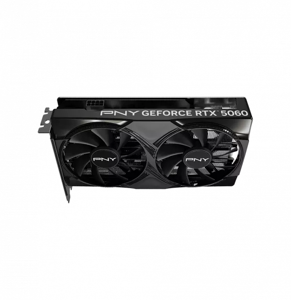 Carte Graphique à double ventilateur PNY GeForce RTX 5060 NVIDIA 8GB PCIE 5.0 (VCG50608DFXPB1)