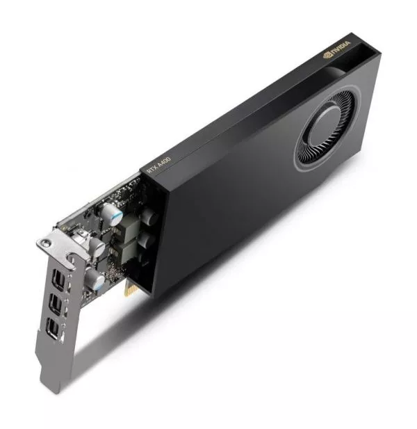 Carte Graphique PNY QUADRO RTX A400 NVIDIA 4GB PCIE 4.0 (VCNRTXA400-SB)