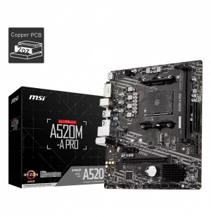 Carte Mère AMD MSI A520M-A PRO (911-7C96-031)