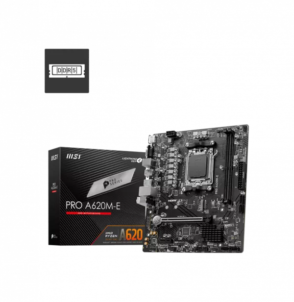 Carte Mère AMD MSI PRO A620M-E - DDR5 (911-7E28-001)
