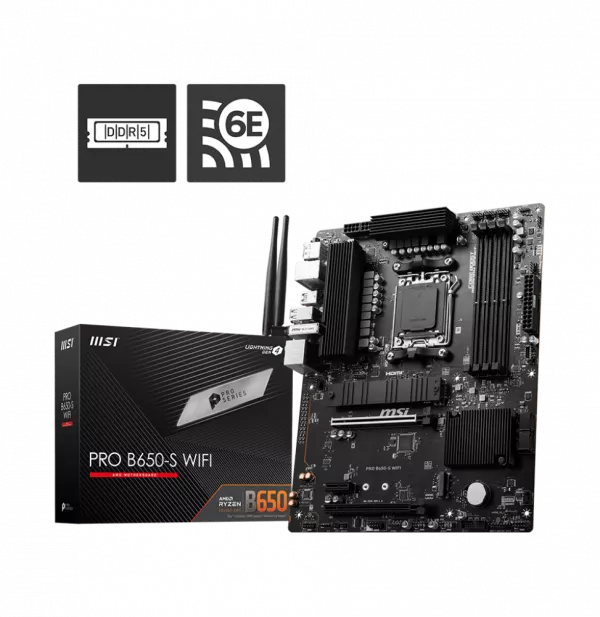 Carte Mère Intel MSI PRO B650-S WIFI - DDR5 (911-7E26-019)