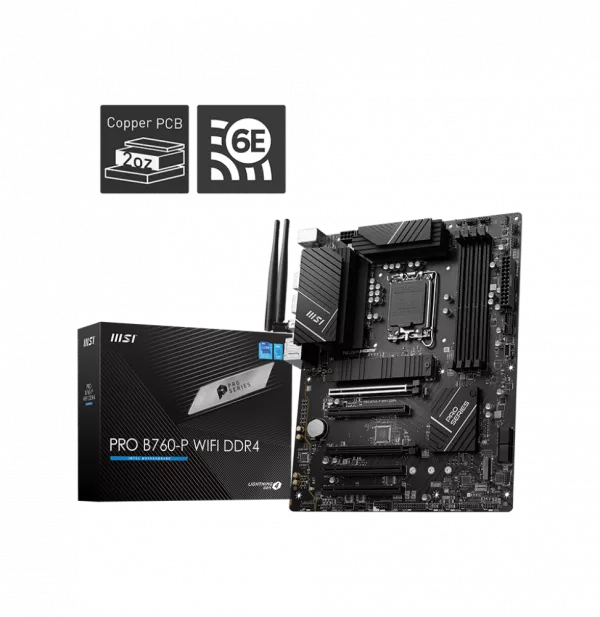 Carte Mère Intel MSI PRO B760-P WIFI - DDR4 (911-7D98-037)