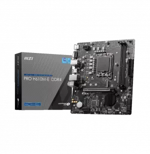 Carte Mère Intel MSI PRO H610M-E DDR4 (911-7D48-038)