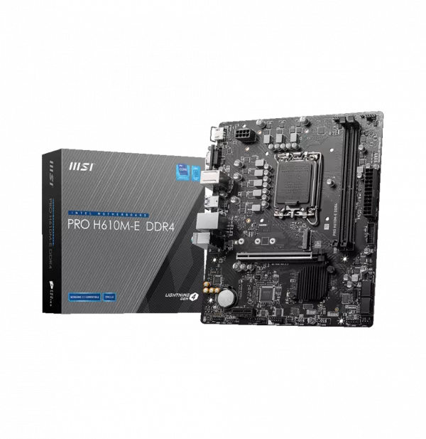 Carte Mère Intel MSI PRO H610M-E DDR4 (911-7D48-038)