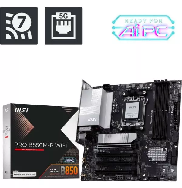 Carte Mère MSI PRO B850M-P WIFI (911-7E71-001)