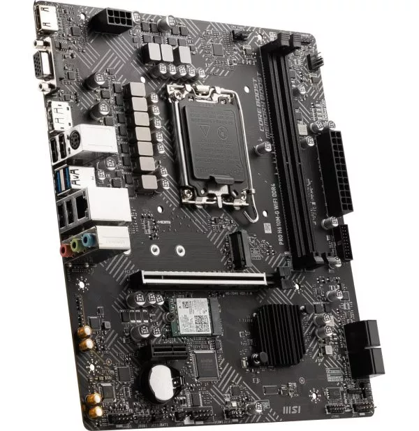 Carte Mère MSI PRO H610M-G WIFI DDR4 (911-7D46-222)