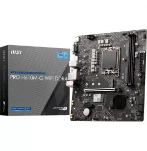 Carte Mère MSI PRO H610M-G WIFI DDR4 (911-7D46-222)