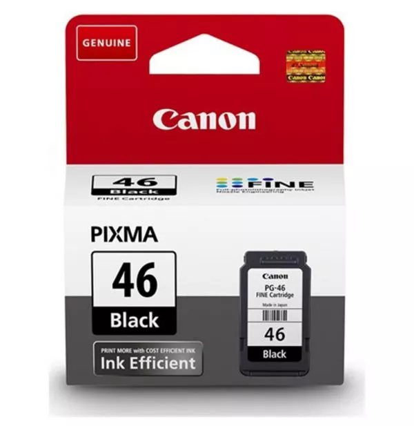 Canon PG-46 Noir - Cartouche d'encre Canon d'origine (9059B001AB)
