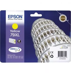 Epson 79XL Jaune - Cartouche d'encre Epson "TOUR DE PISE" d'origine (C13T79044010)