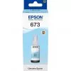 Epson 673 LC (T6735) Cyan Clair - Bouteille d'encre Epson d'origine (C13T67354A)