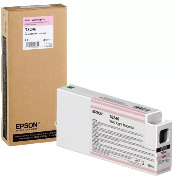 Cartouche d'encre Epson T824600 - Magenta pâle (C13T824600)